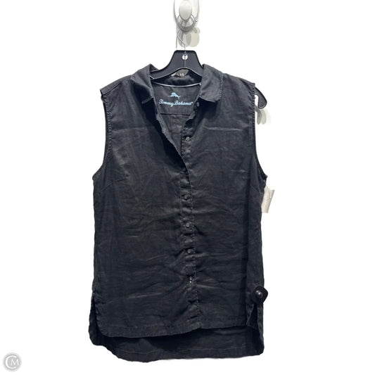 Top Sleeveless By Tommy Bahama In Black, Size: M