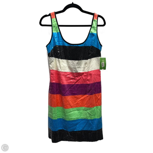 Dress Designer By Lilly Pulitzer In Blue & Pink, Size: M