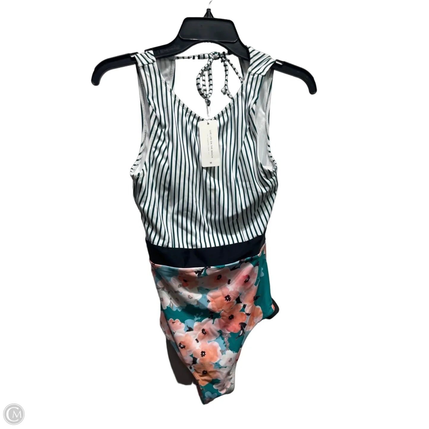 Swimsuit By Cupshe In Green & White, Size: S