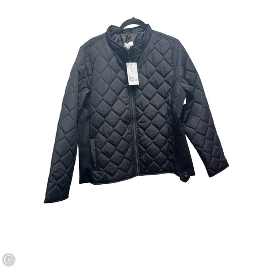 Jacket Puffer & Quilted By Kim Rogers In Black, Size: Xl