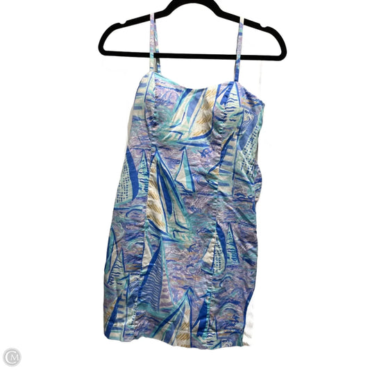 Dress Designer By Lilly Pulitzer In Blue & Purple, Size: Xxs