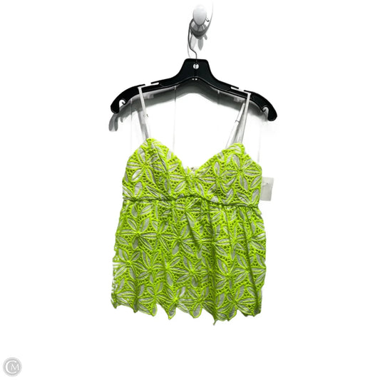 Top Sleeveless Designer By Lilly Pulitzer In Green, Size: Xxs