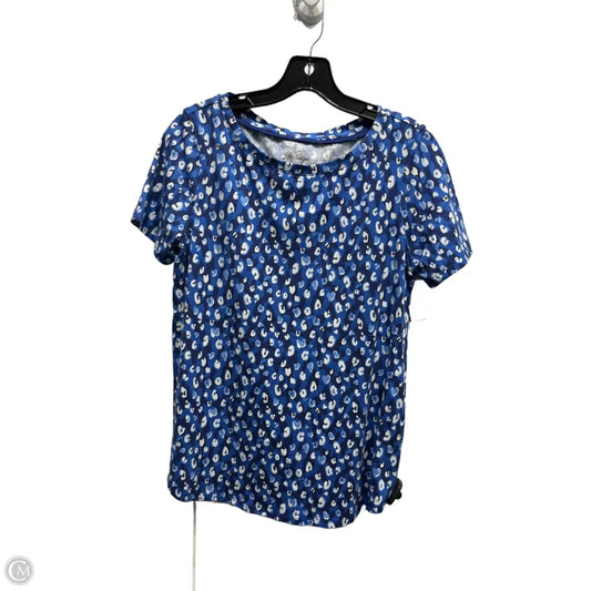 Top Short Sleeve Designer By Lilly Pulitzer In Blue, Size: Xs