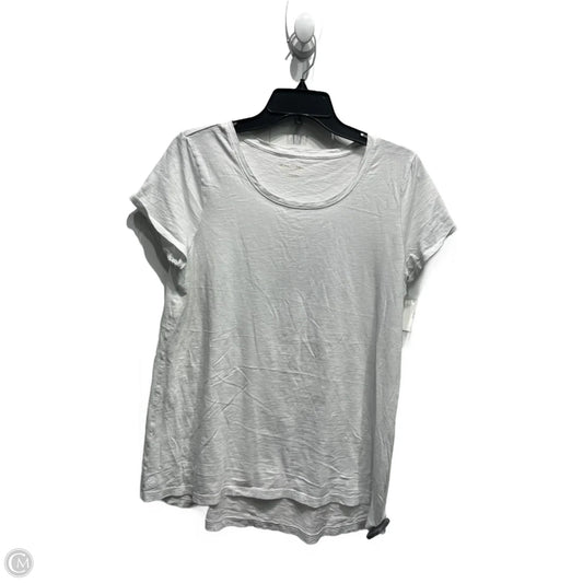 Top Short Sleeve Designer By Lilly Pulitzer In White, Size: M