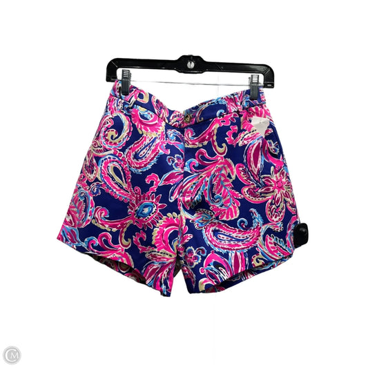 Shorts Designer By Lilly Pulitzer In Blue & Pink, Size: 8