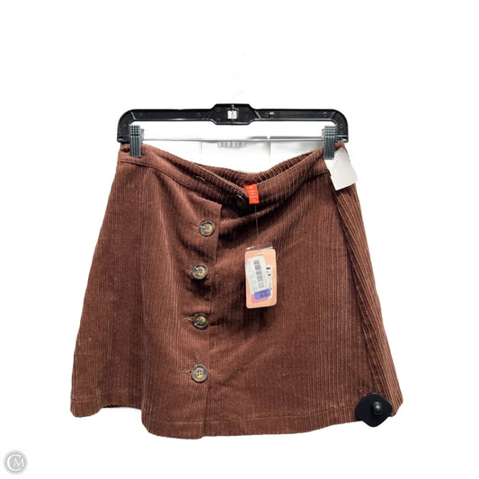Skirt Mini & Short By Chelsea And Violet In Brown, Size: M