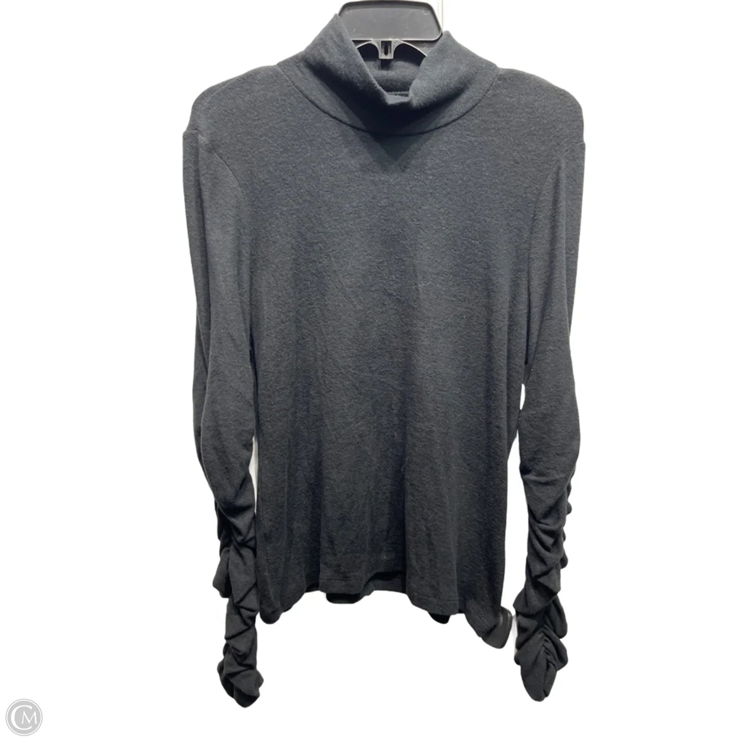 Top Long Sleeve By Anthropologie In Black, Size: M