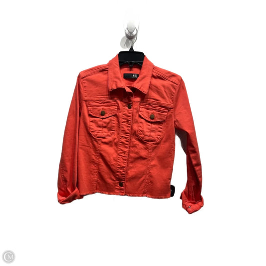 Jacket Denim By Kut In Orange Denim, Size: Xs