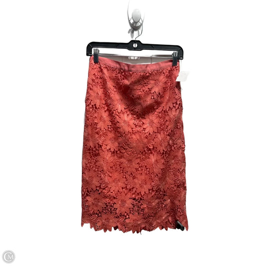 Skirt Midi By White House Black Market In Orange, Size: 6