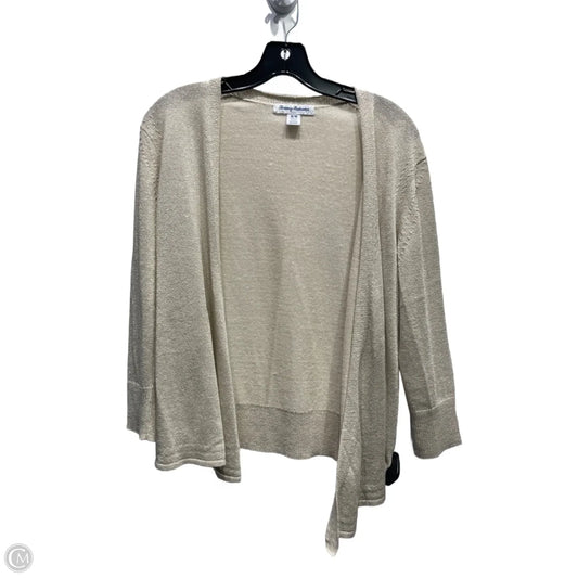 Sweater Cardigan By Tommy Bahama In Gold, Size: M