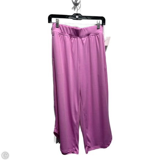 Pants Cropped By Cuddl Duds In Pink, Size: S