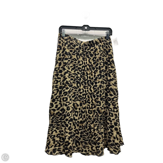 Skirt Midi By Wdny In Animal Print, Size: M