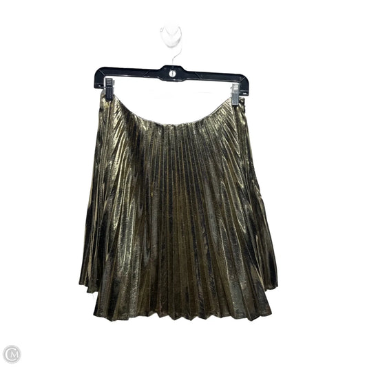 Skirt Mini & Short By Maeve In Gold, Size: 8