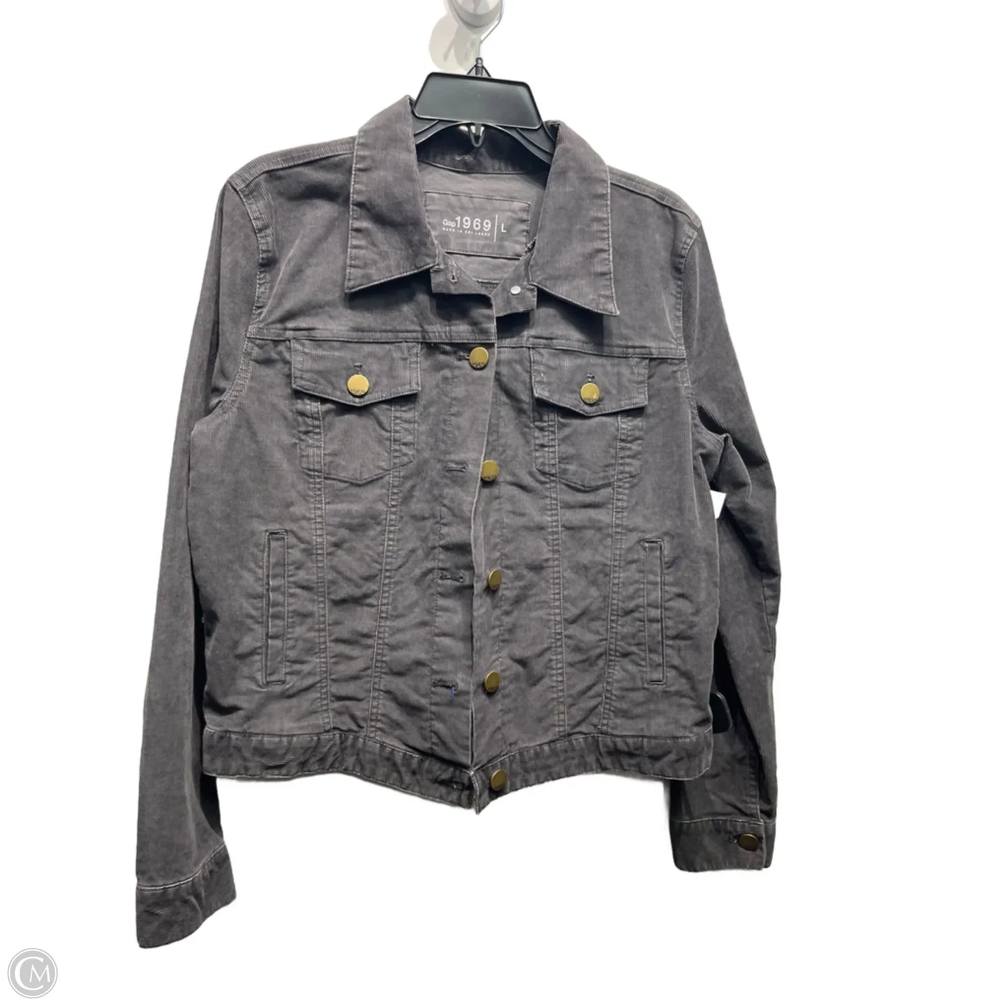 Jacket Other By Gap In Grey, Size: L