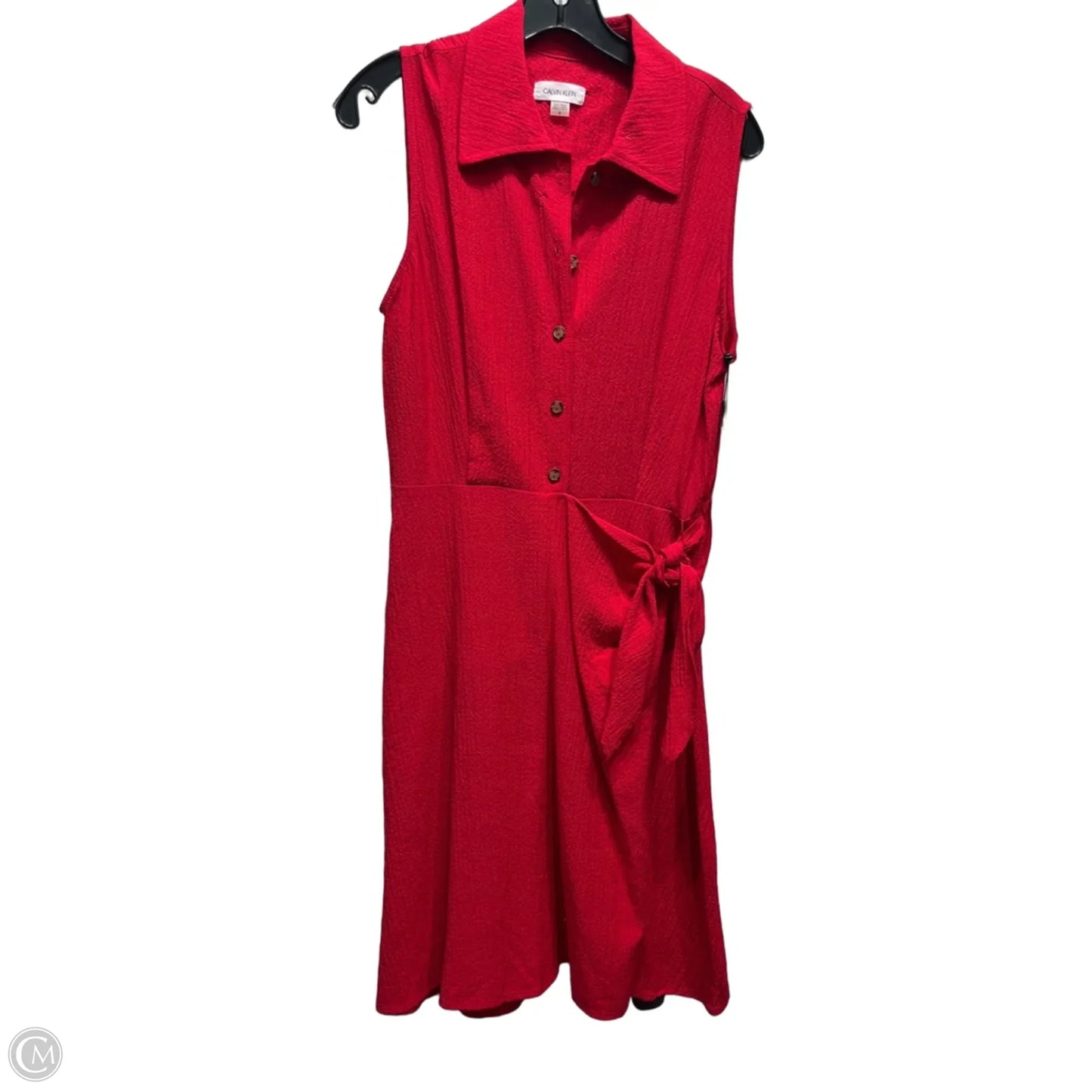 Dress Party Short By Calvin Klein In Red, Size: M