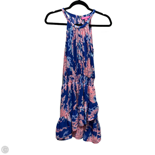 Dress Designer By Lilly Pulitzer In Blue & Red, Size: Xs
