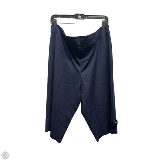 Capris By Saks Fifth Avenue In Navy, Size: 16