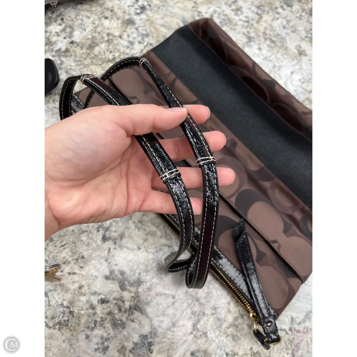 Handbag Designer By Coach, Size: Medium