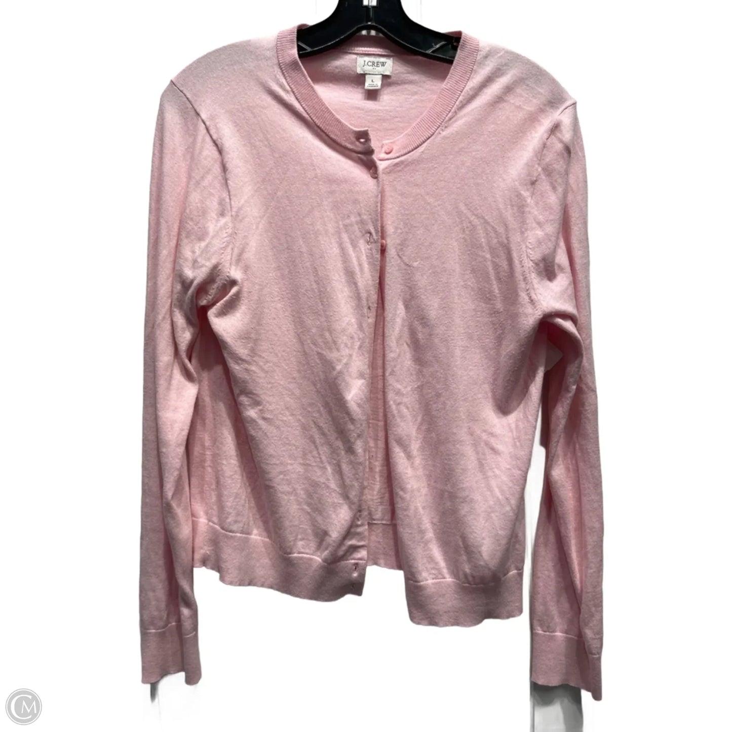 Sweater Cardigan By J. Crew In Pink, Size: L
