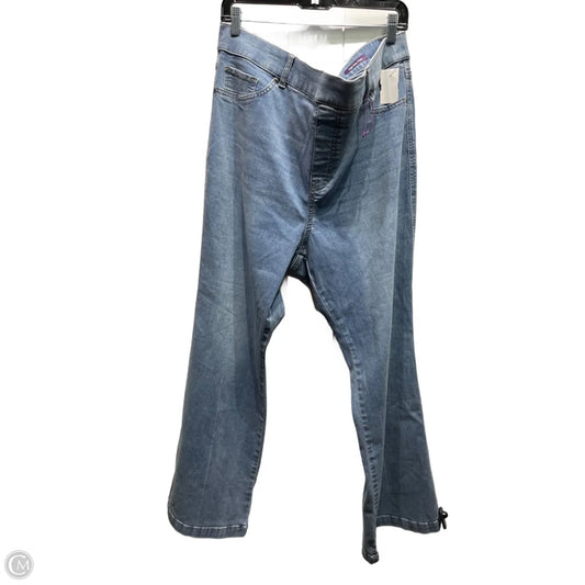 Jeans Wide Leg By Gloria Vanderbilt In Blue Denim, Size: 20