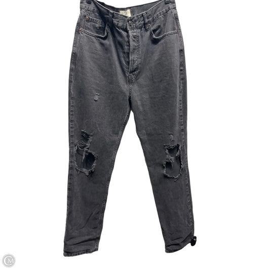 Jeans Straight By Free People In Black, Size: 6