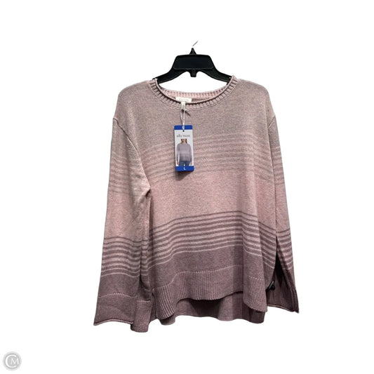 Sweater By Ella Moss In Pink, Size: L