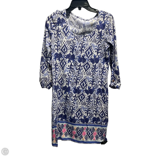 Dress Designer By Lilly Pulitzer In Blue & White, Size: S