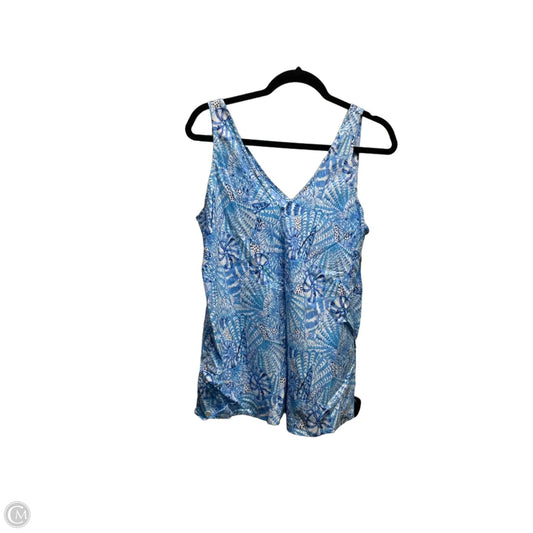 Top Sleeveless Designer By Lilly Pulitzer In Blue, Size: M