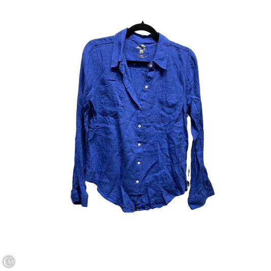 Top Long Sleeve Designer By Lilly Pulitzer In Blue, Size: M