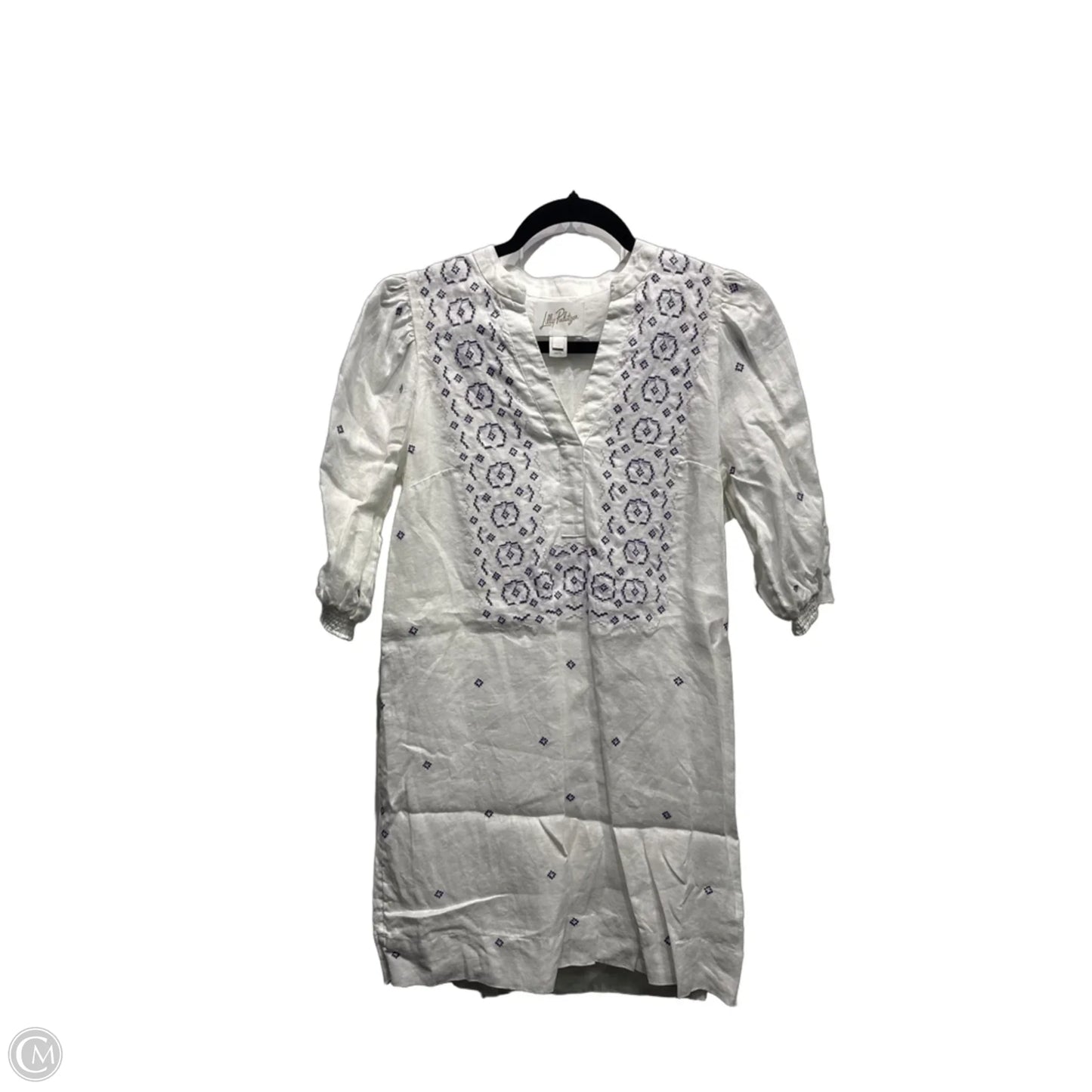 Dress Designer By Lilly Pulitzer In Purple & White, Size: 2