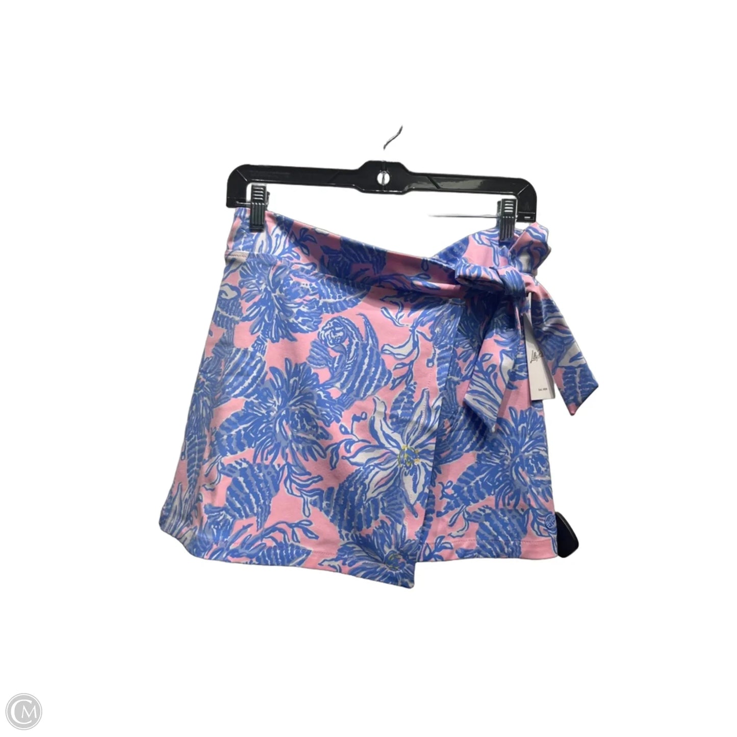 Skort Designer By Lilly Pulitzer In Blue & Pink, Size: 4