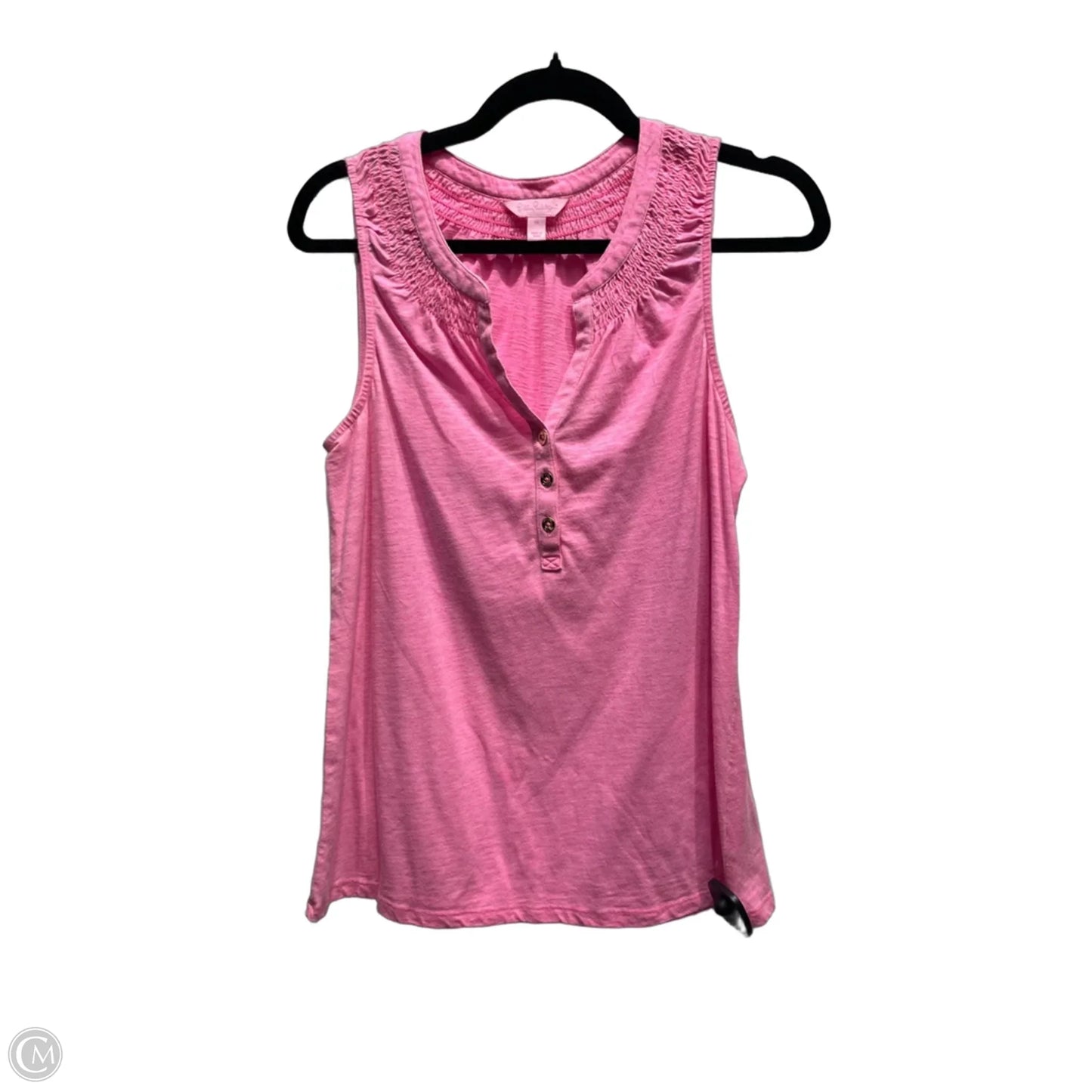 Top Sleeveless Designer By Lilly Pulitzer In Pink, Size: M