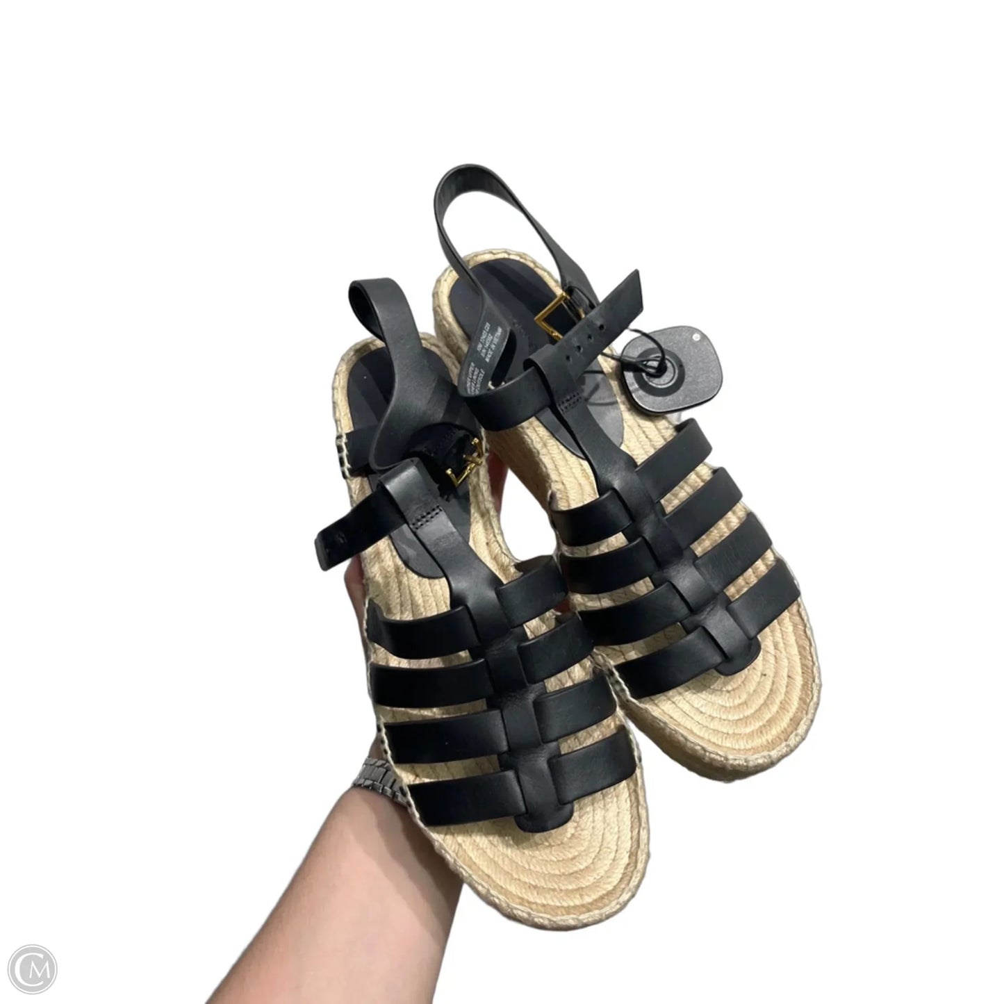 Sandals Designer By Tory Burch In Black, Size: 10