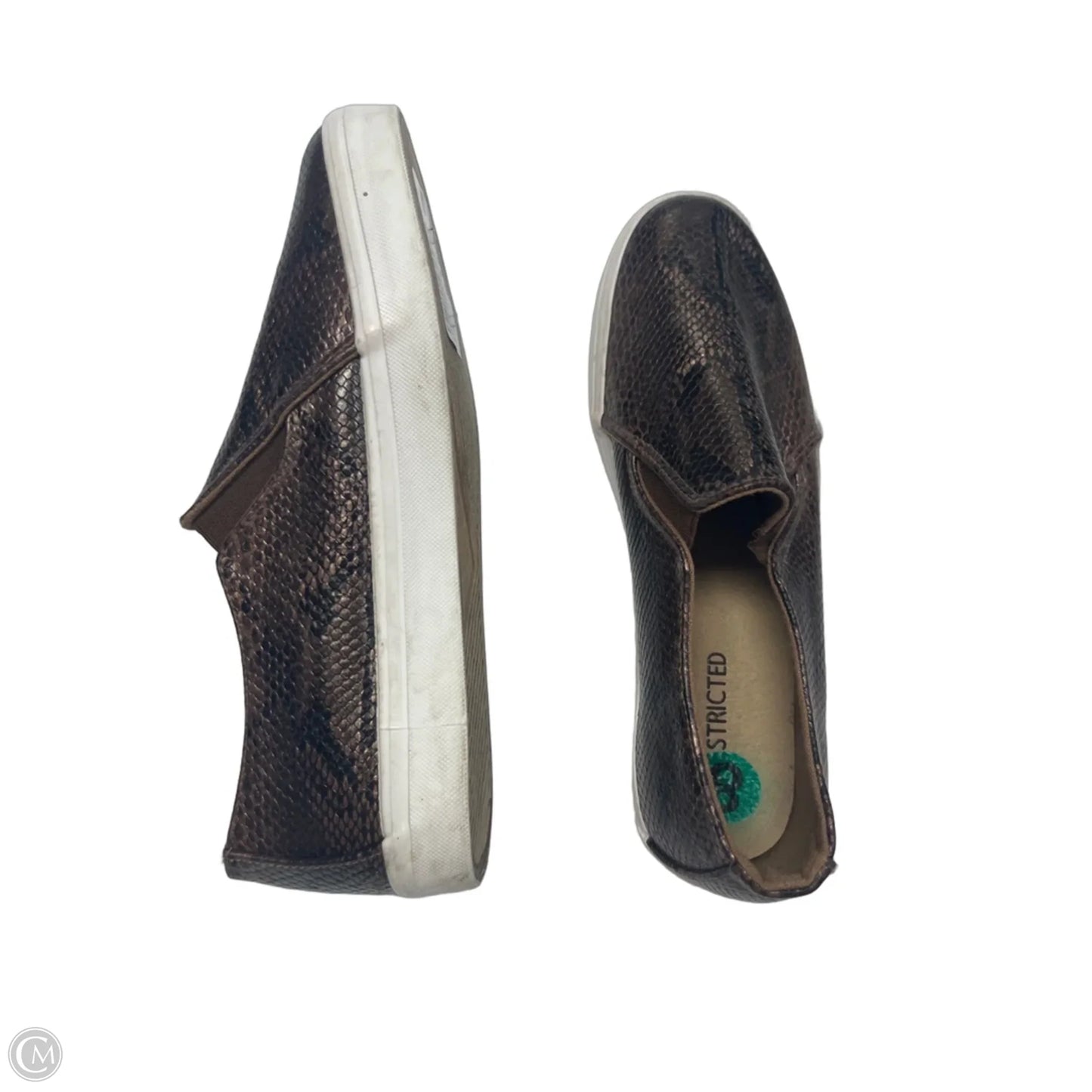 Shoes Flats By Restricted In Brown, Size: 8