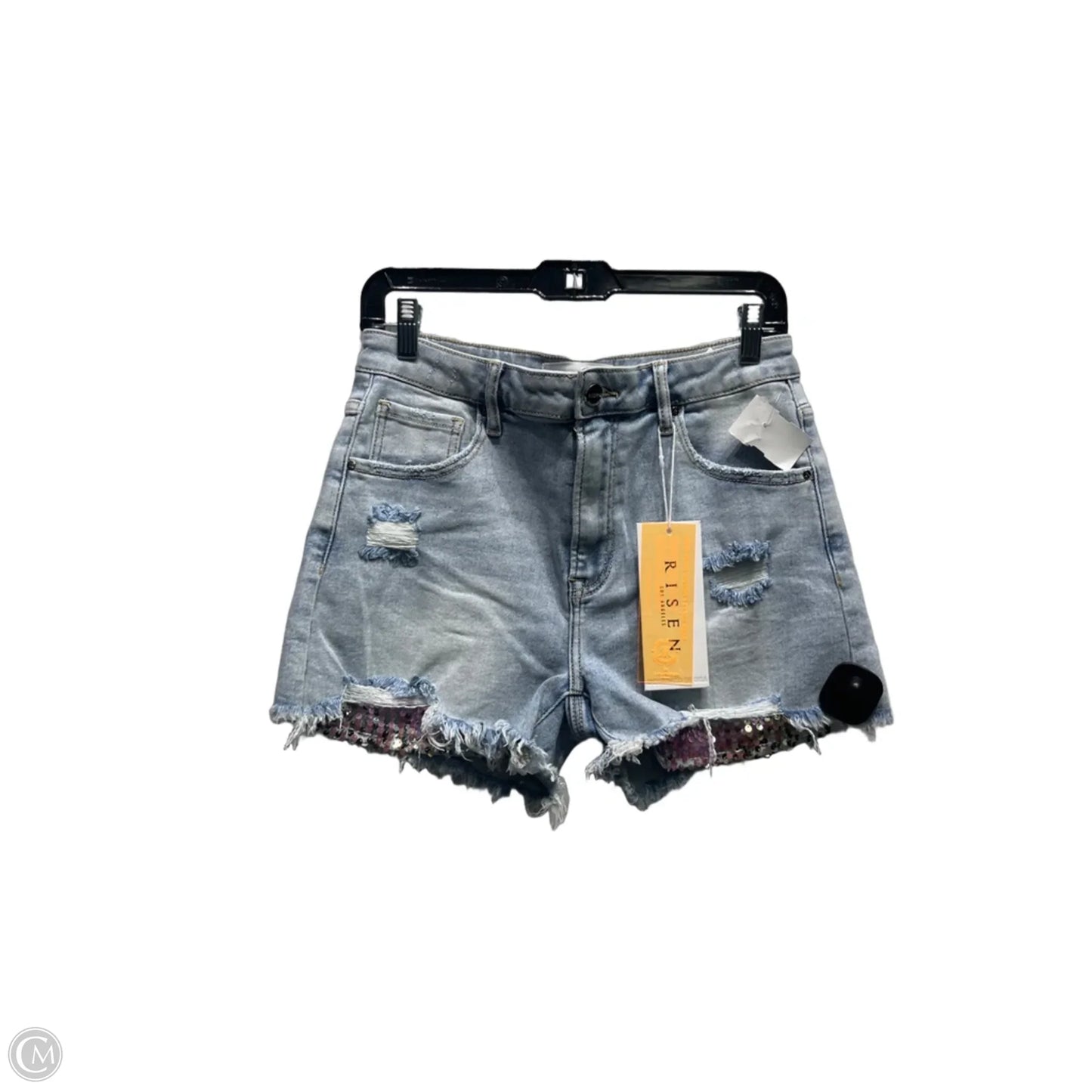 Shorts By Risen In Blue Denim, Size: L