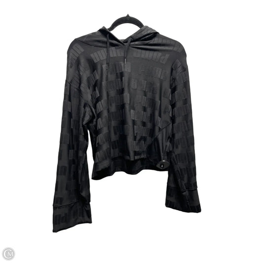 Athletic Sweatshirt Hoodie By Puma In Black, Size: Xs