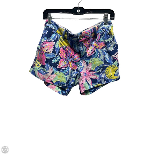 Shorts Designer By Lilly Pulitzer In Blue & Pink, Size: 4