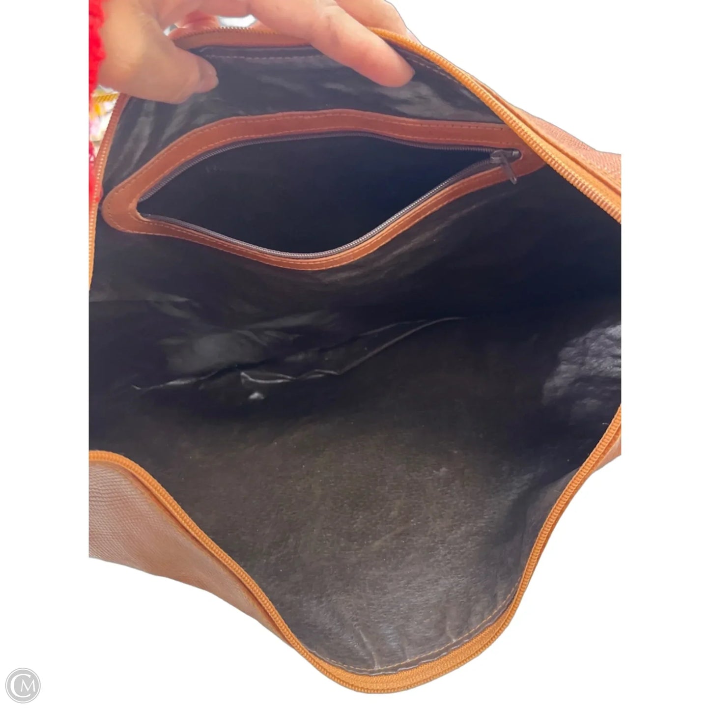 Handbag Leather By Clothes Mentor, Size: Large