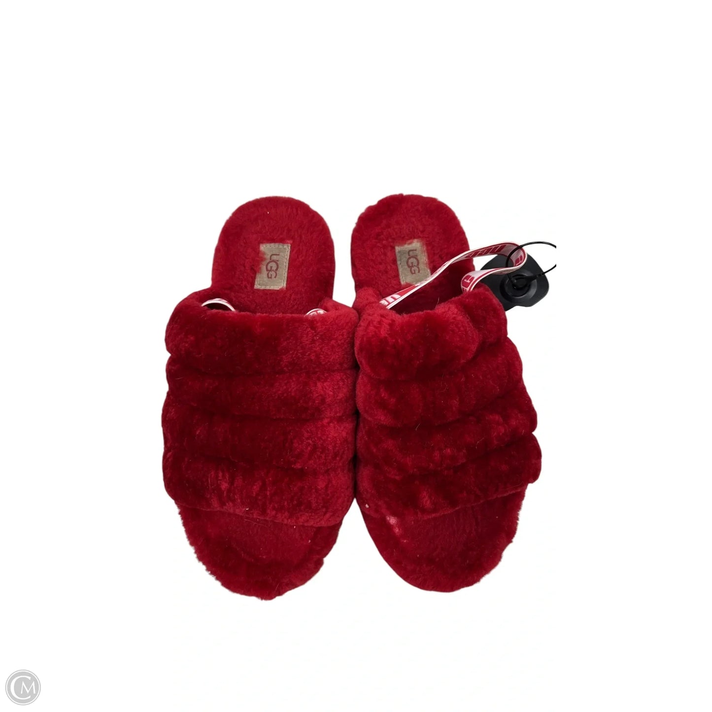 Slippers Designer By Ugg In Rose Gold, Size: 6