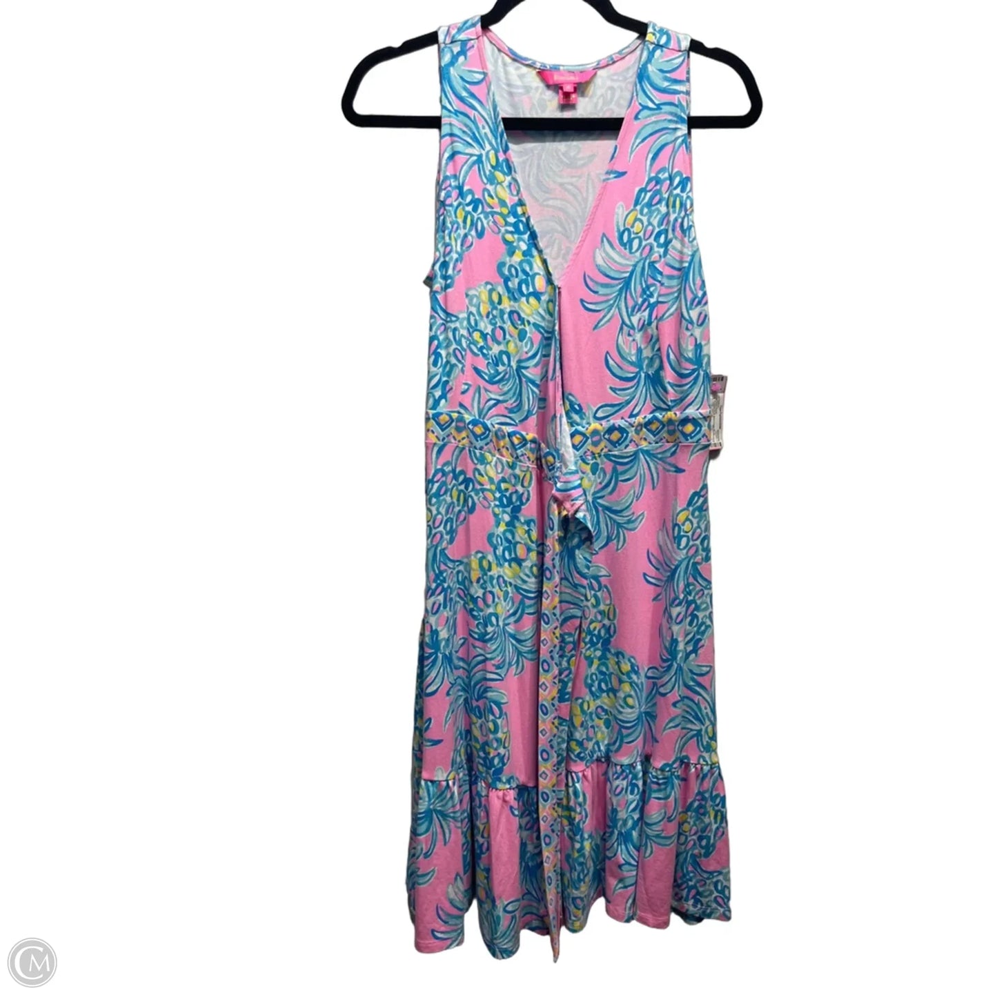 Dress Designer By Lilly Pulitzer In Blue & Pink, Size: M