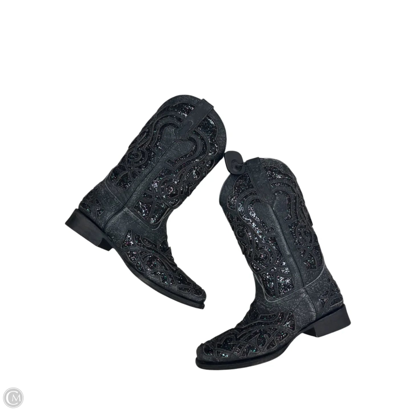 Boots Western By Report In Black, Size: 8.5