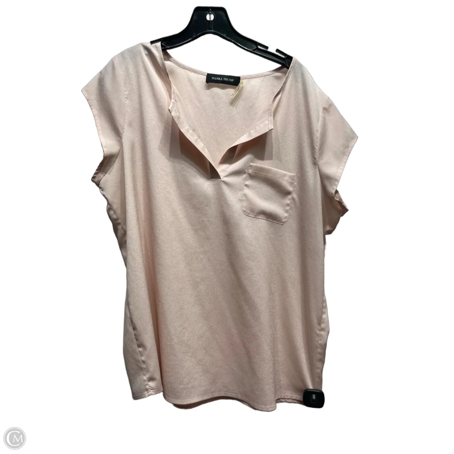 Top Short Sleeve By Ivanka Trump In Pink, Size: L