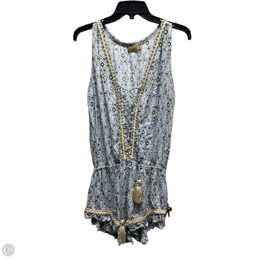 Romper By Clothes Mentor In Blue, Size: M