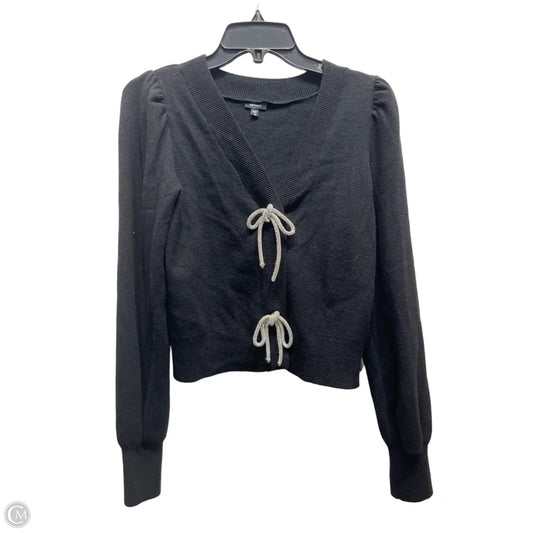 Sweater Cardigan By Express In Black, Size: Xs