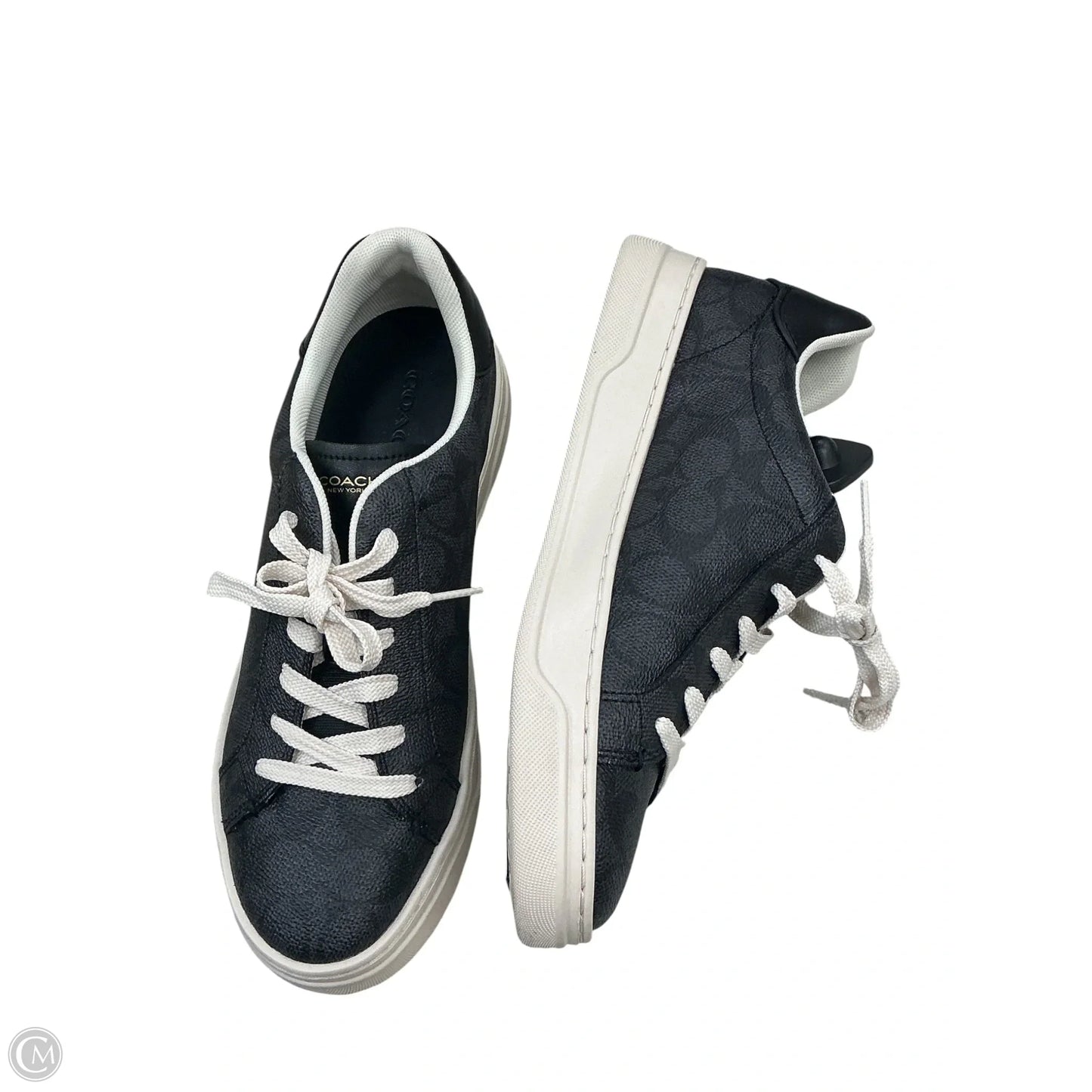 Shoes Designer By Coach In Black & White, Size: 9