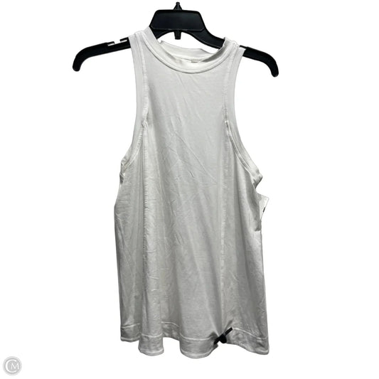 Athletic Tank Top By Lululemon In White, Size: Xs