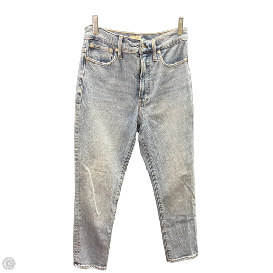 Jeans Straight By Madewell In Blue Denim, Size: 2