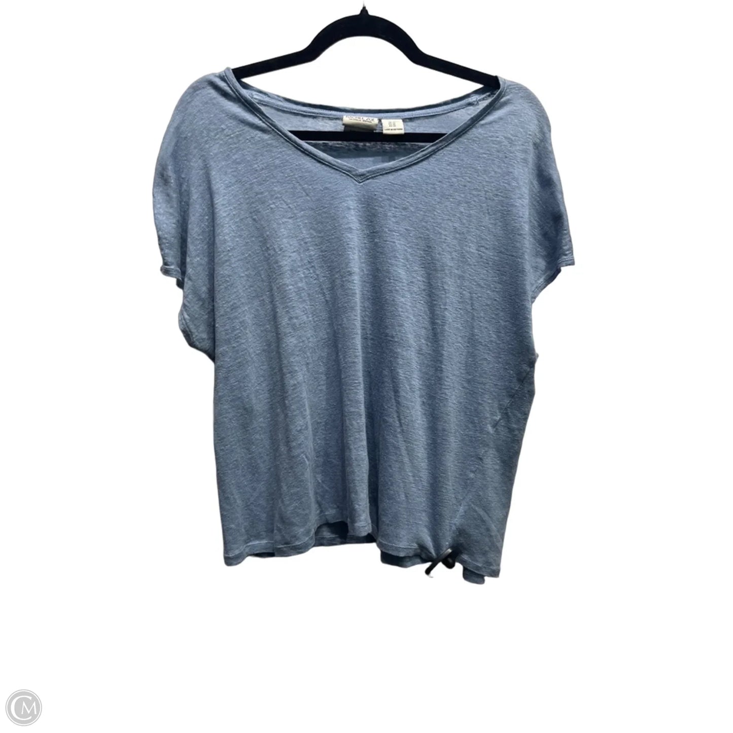 Top Short Sleeve By Rachel Zoe In Blue, Size: Xl
