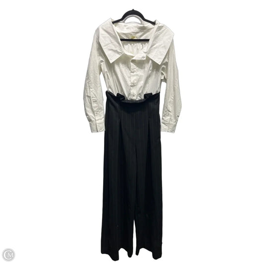 Jumpsuit By Maeve In Black & White, Size: 4