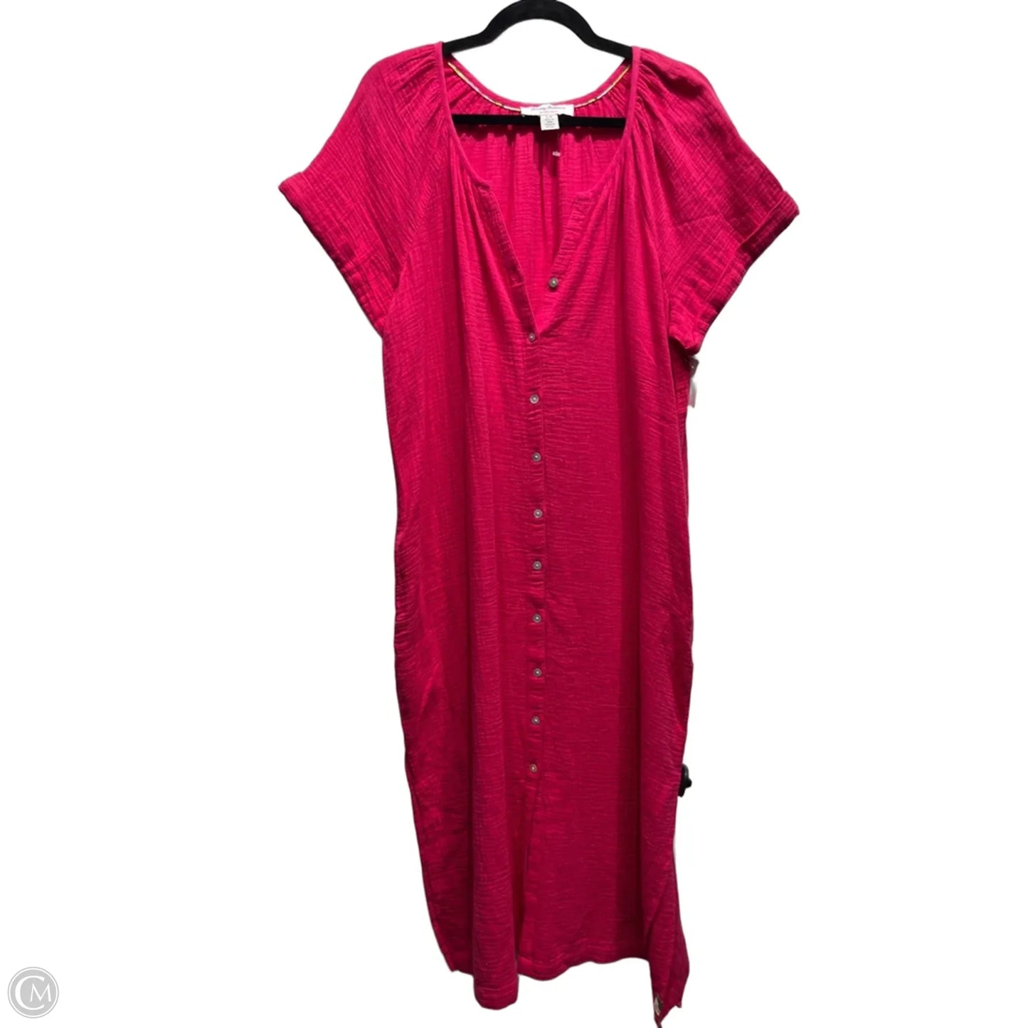 Dress Casual Maxi By Tommy Bahama In Pink, Size: L